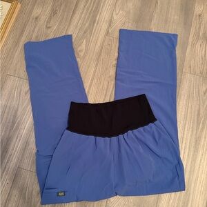 Medline Blue Scrub Pants – Women’s Large Medical Uniform Elastic Waist